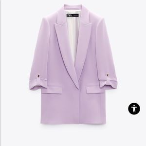 Zara purple blazer